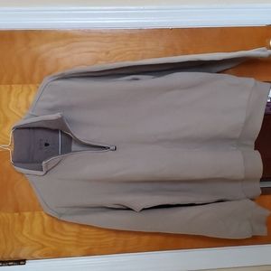 Mens Arrow 3/4 zip sweat shirt olive green